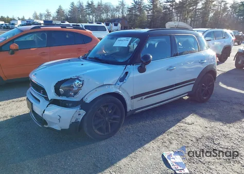 2016 Mini Countryman Cooper S z USA, uszkodzony, nr VIN WMWZC5C59GWT39735